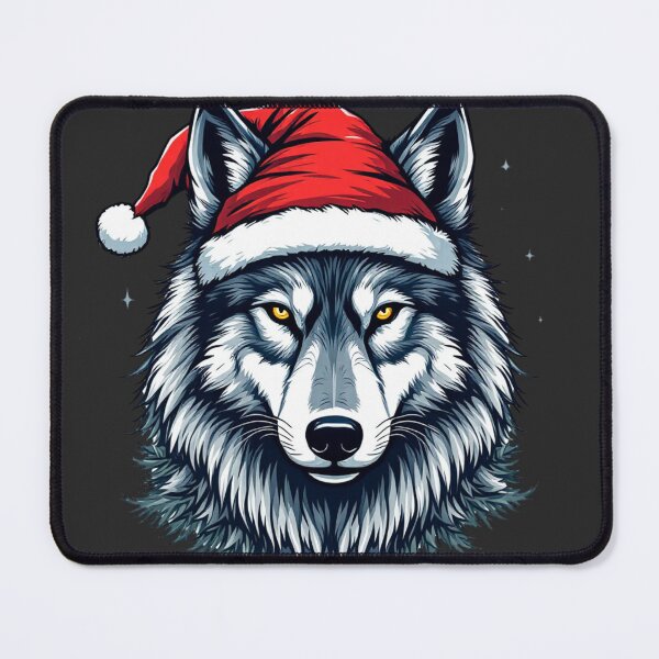 Item preview, Winter's Howl: A Festive Wolf designed and sold by NightshadeWolfs.