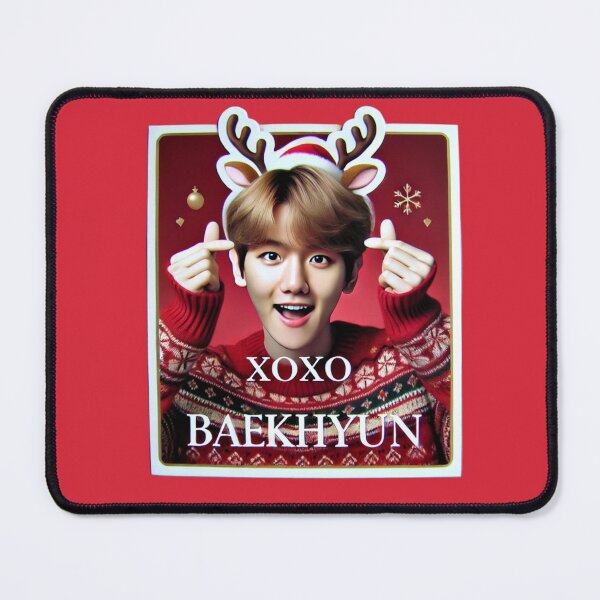 Item preview, Baekhyun Holiday Sticker | XOXO Festive Collectible for EXO-Ls designed and sold by DEEPDesignsART.