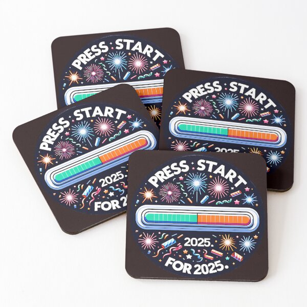 Item preview, Press Start for 2025 – Gaming Progress Celebration designed and sold by NSB-Design.