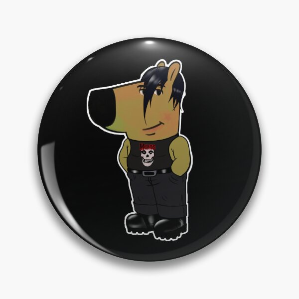 Item preview, chill guy meme misfits designed and sold by Blck-Acid-Devil.