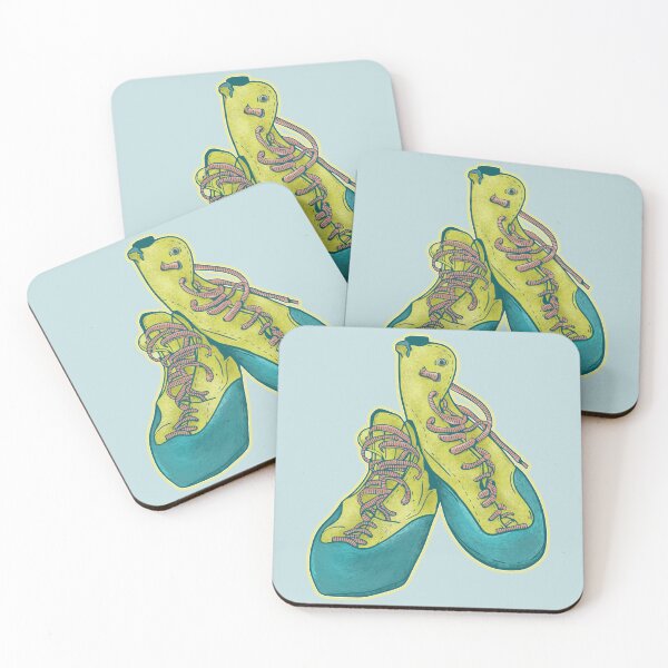 Item preview, Vintage rock climbing shoes designed and sold by piedaydesigns.
