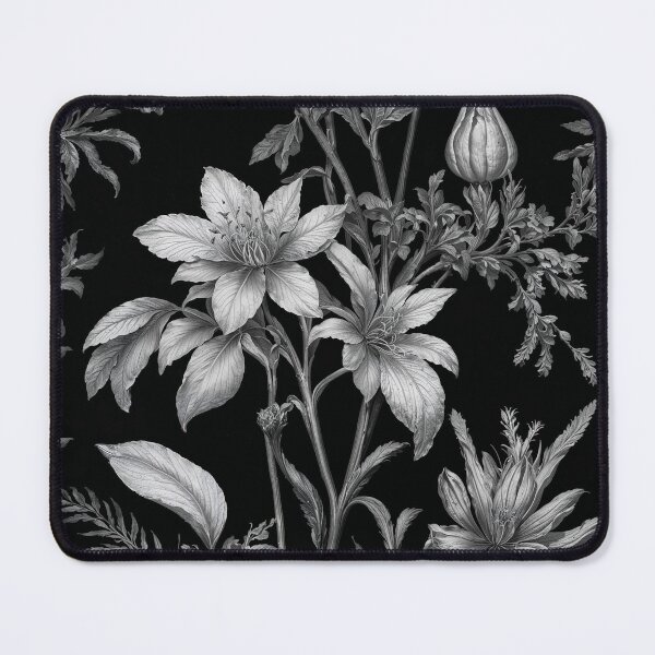 Item preview, Botanical Flower Pattern designed and sold by LoFiArtFart.