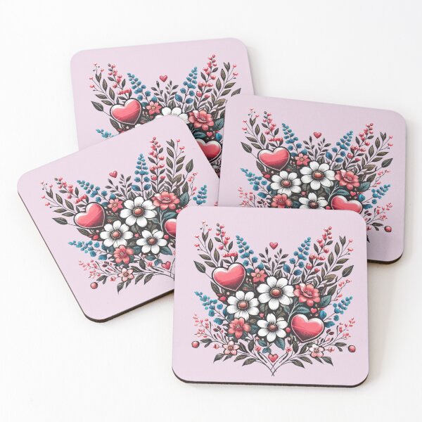 Item preview, Floral Hearts designed and sold by Myra365Art.