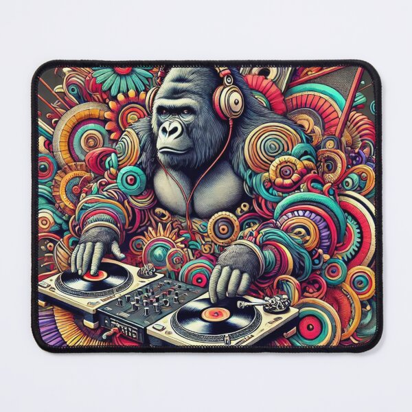 Item preview, Chaotic Harmony Gorilla DJ designed and sold by LizzyLooDoo Designs.