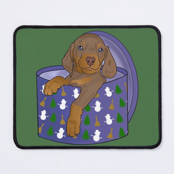Item preview, Dog in Christmas Gift Box Illustration designed and sold by GAP90.