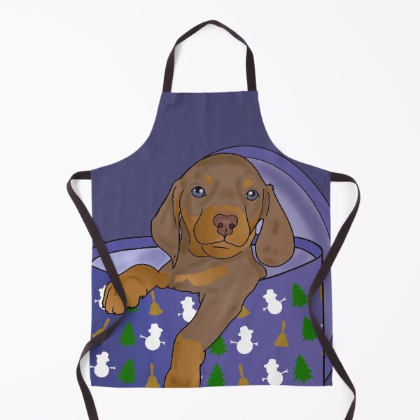 Item preview, Dog in Christmas Gift Box Illustration designed and sold by GAP90.
