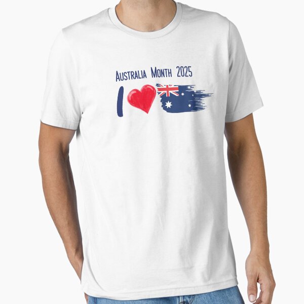 Item preview, I Love Australia (blue) - Australia Month 2025 designed and sold by Good Sauce.