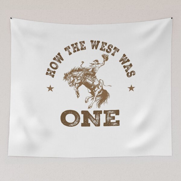 Item preview, How the West Was One Cowboy Rodeo Design designed and sold by nor-my.