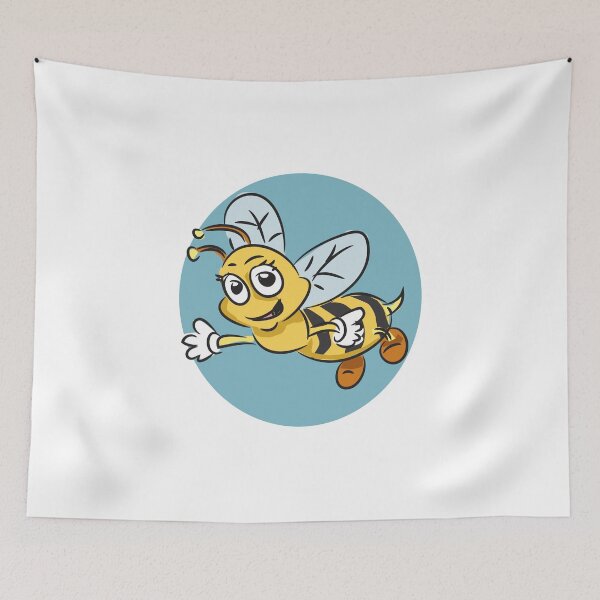 Item preview, Cute Cartoon Bee Illustration designed and sold by karyalangit.