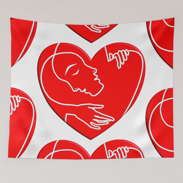 Item preview, Kisses and Hugs (wht) designed and sold by onboarddesigns.