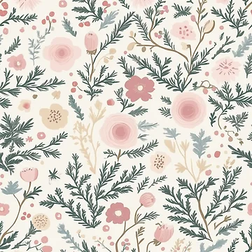 Artwork thumbnail, Floral Pattern by Inspired Life Creative