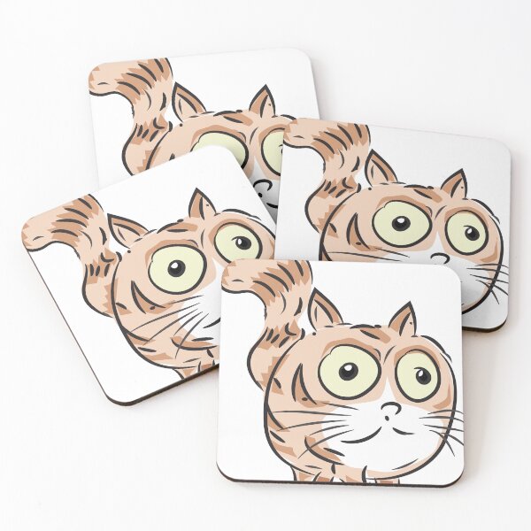Item preview, Cut Cartoon Cat Illustration designed and sold by karyalangit.
