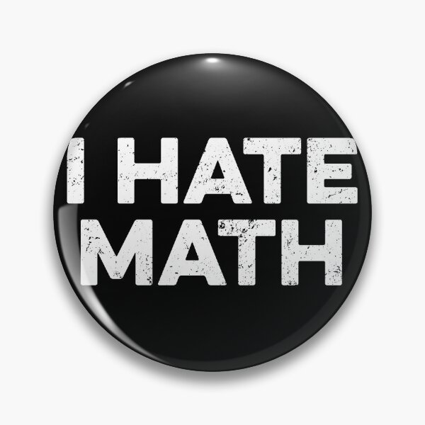 Item preview, I Hate Math designed and sold by zeviwanty.