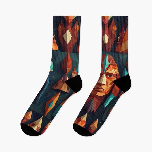 Item preview,  Geometric Harmony: An Ancient Face  designed and sold by SJZDesign.