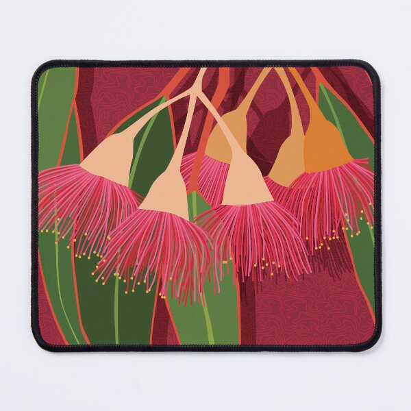 Item preview, Pink Flowering Gum Leaves Australia designed and sold by blueidesign.