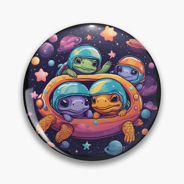 Item preview, Cute Space Turtles designed and sold by BobHan.
