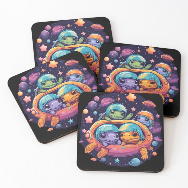 Item preview, Cute Space Turtles designed and sold by BobHan.