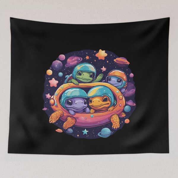 Item preview, Cute Space Turtles designed and sold by BobHan.