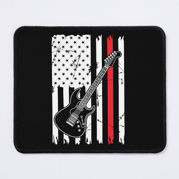 Item preview, Distressed US American Flag Electric Guitar designed and sold by DigitalFhaiz.