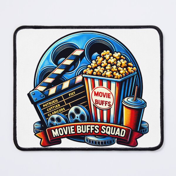 Item preview, SQUAD : Movie Buffs , T-Shirt Design designed and sold by Eksama Design.