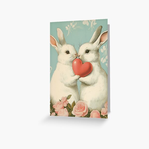 Item preview, Valentine Bunnies designed and sold by Inspired Life Creative.