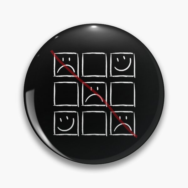 Item preview, Sad Emoji - Tic Tac Toe designed and sold by LMoonDesigns.