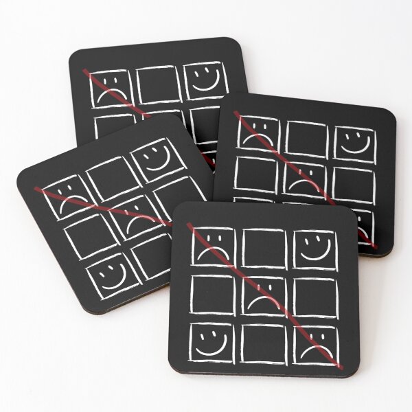 Item preview, Sad Emoji - Tic Tac Toe designed and sold by LMoonDesigns.