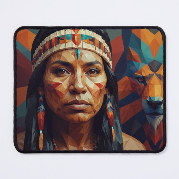 Item preview, Geometric Harmony: Woman & Jackle designed and sold by SJZDesign.