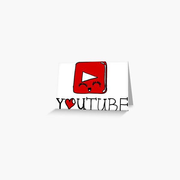 I love Youtube Grußkarte