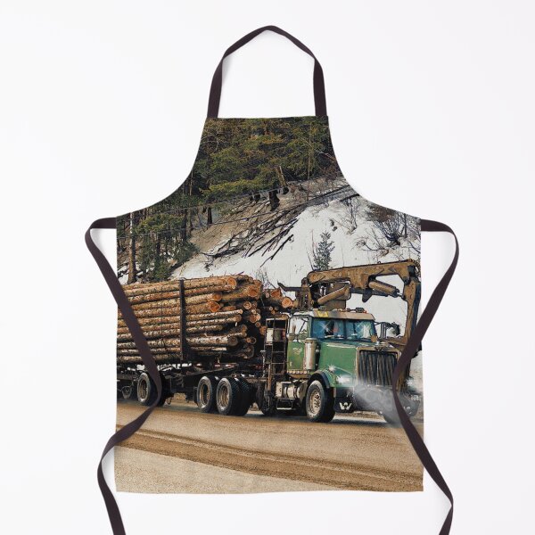 Item preview, Logging Truck Art designed and sold by Skye Ryan-Evans.