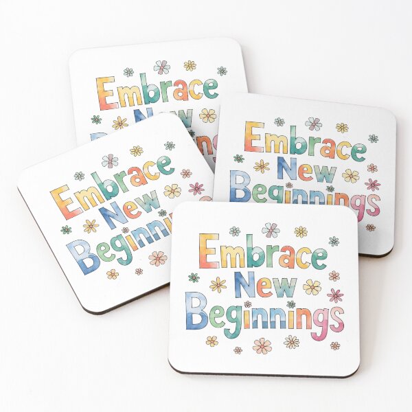 Item preview, Embrace new beginnings designed and sold by nimmitrends.