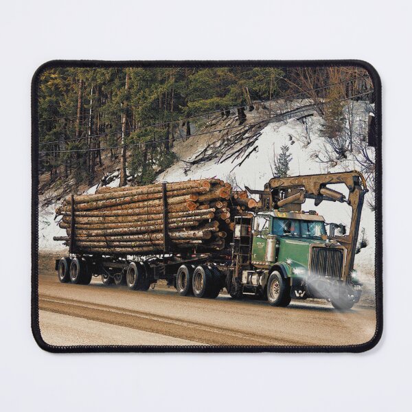Item preview, Logging Truck Art designed and sold by Skye Ryan-Evans.