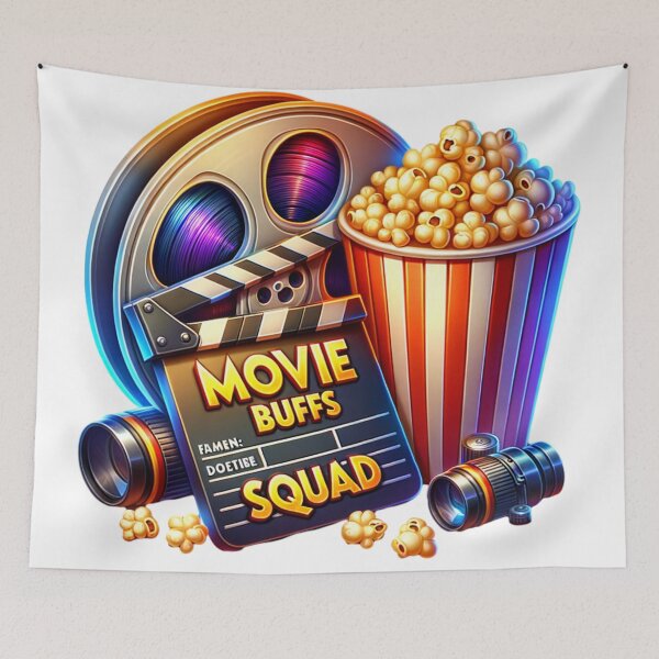 Item preview, SQUAD : Movie Buffs , Detailed Drawing Design designed and sold by Eksama Design.