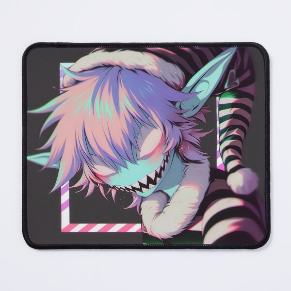 Item preview, Striped Festive Holiday Demon designed and sold by bubblegoth.