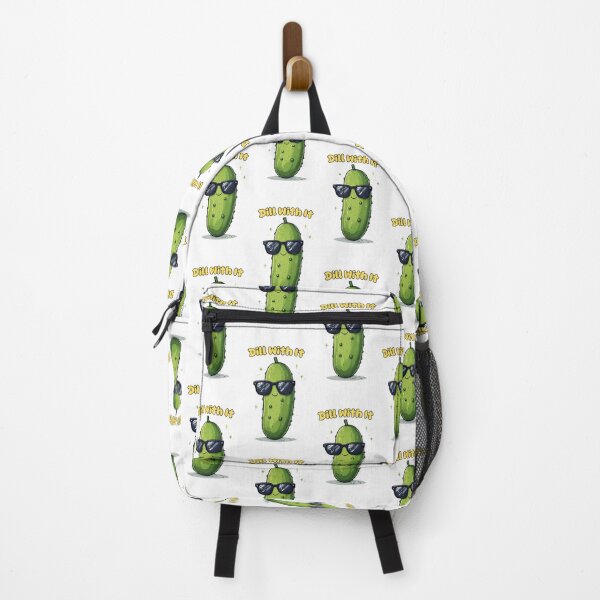 Item preview, Dill with me, Kawaii and Funny Sarcastic Saying Food Puns designed and sold by MagicalThreads.