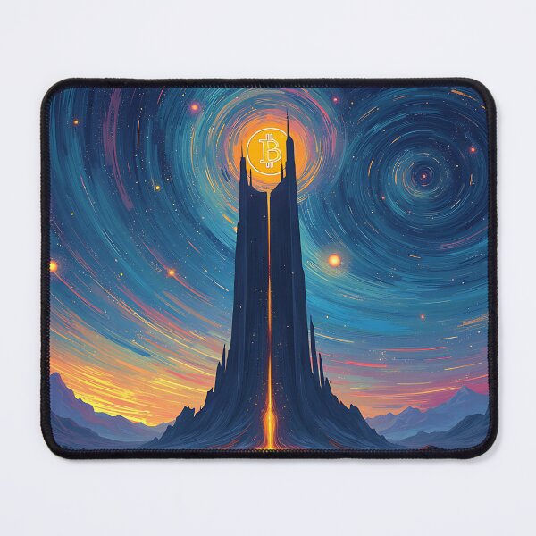 Item preview, Bitcoin Beacon Guiding Financial Freedom designed and sold by RadDeck.