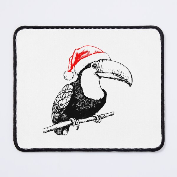Item preview, Toucan in Christmas Hat designed and sold by JollyCritters.