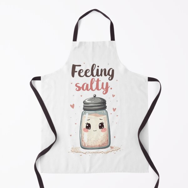 Item preview, Feeling salty, Kawaii Food Puns designed and sold by MagicalThreads.