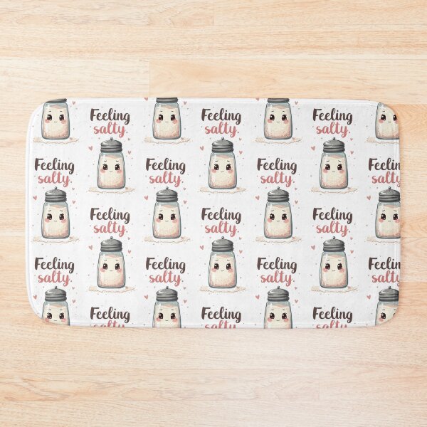 Item preview, Feeling salty, Kawaii Food Puns designed and sold by MagicalThreads.
