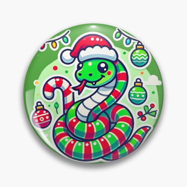 Artikelvorschau, Weihnachtsschlangenillustration – Verspieltes Feiertagsdesign entworfen und verkauft von shrolts.