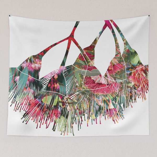 Item preview, Gum blossom flowers photo collage designed and sold by blueidesign.
