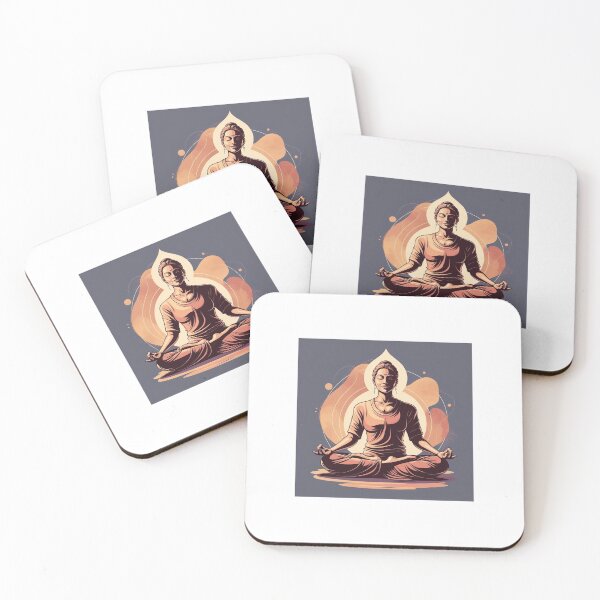 Item preview, girl in spiritual meditation pose designed and sold by gabrielvlmx.