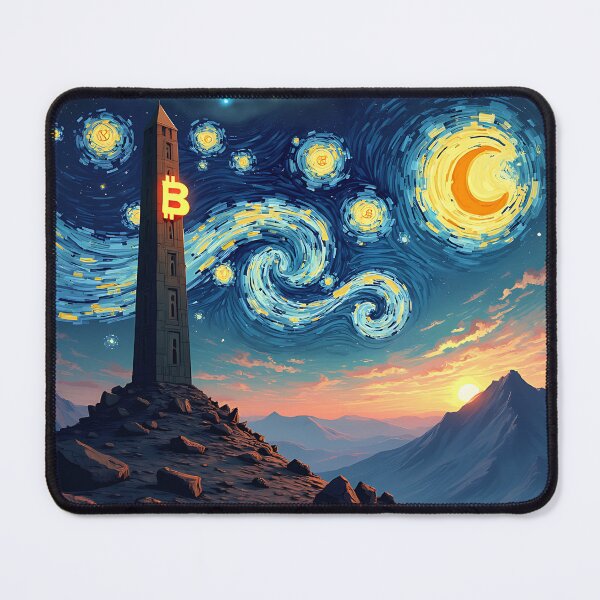 Item preview, Bitcoin Swirls The Dynamic Flow of Crypto designed and sold by RadDeck.