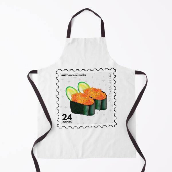 Item preview, Salmon Roe Sushi Postage Stamp designed and sold by RabbitK.