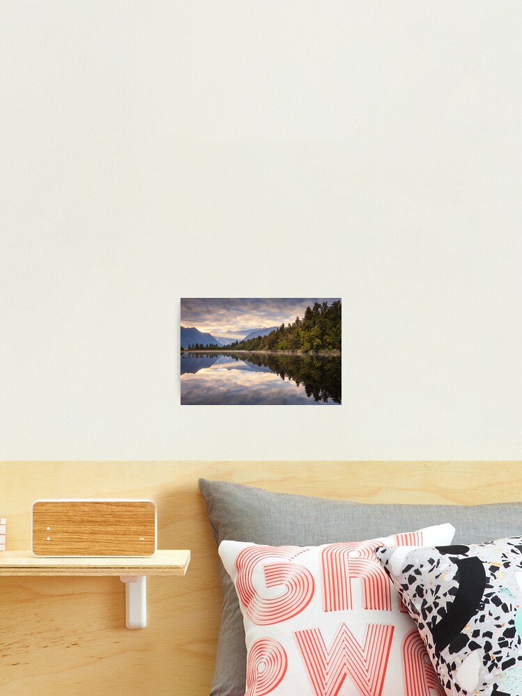 Thumbnail 2 of 3, Photographic Print, Lake Matheson Dawn, South Island, New Zealand designed and sold by Chockstone.