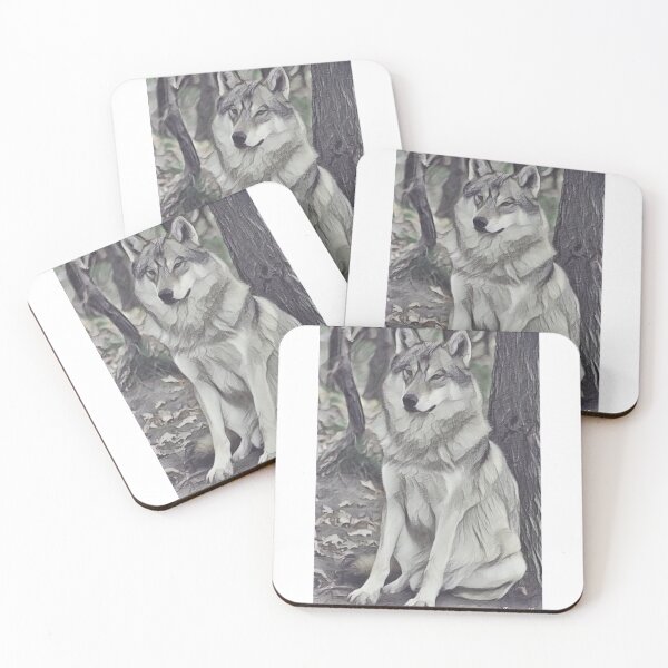 Item preview, Lonely wolf designed and sold by helpanimals.