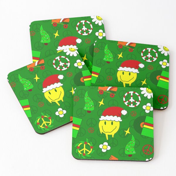 Item preview, groovy christmas happy face santa 1970s  designed and sold by Gossip Rag.