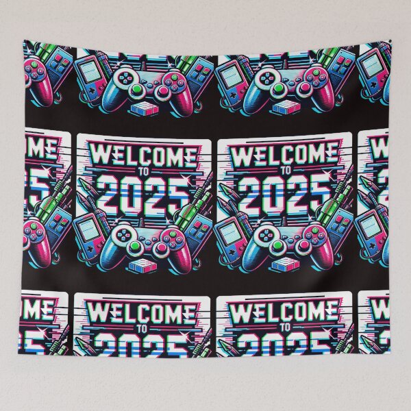 Item preview, Welcome to 2025 – Futuristic Gamer Aesthetic designed and sold by NSB-Design.