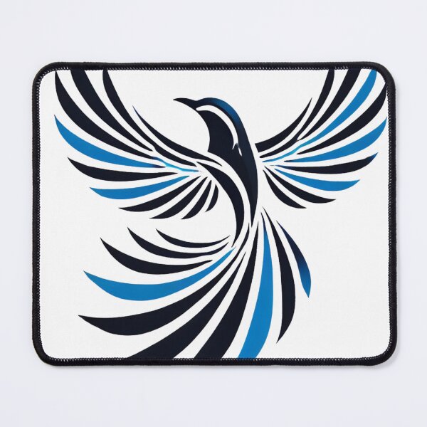 Item preview, Abstract Bluebird in Flight designed and sold by becauseturkey.