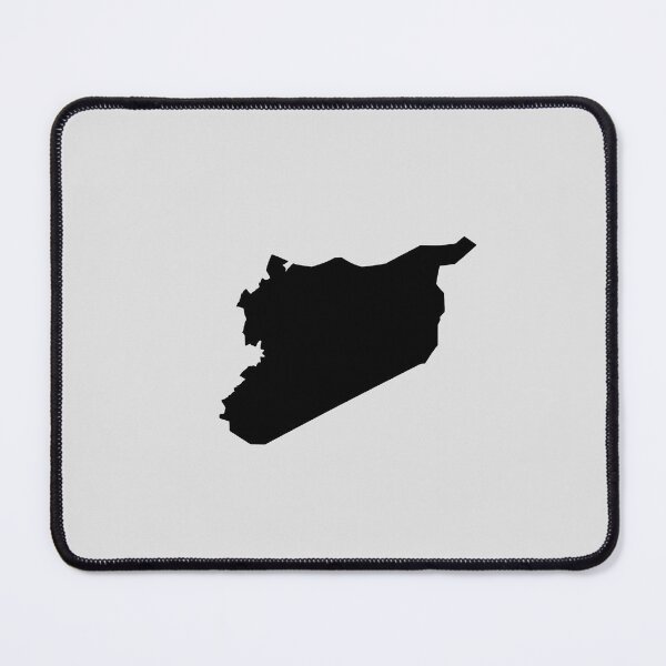 Item preview, Syria Map Outline Black-filled designed and sold by lubnadreamsbig.